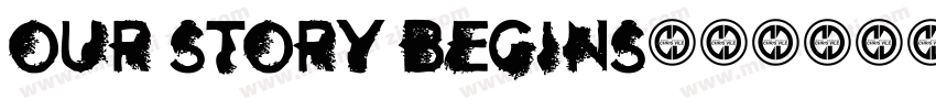 our story begins字体转换